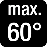 max. 60°