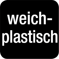 Haptik weichplastisch eingestellt